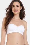 Zivame Padded Wired 3/4Th Coverage Multiway Bra - Off White — thumbnail 4